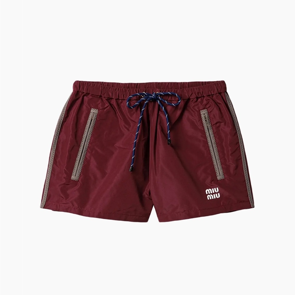 Miu Miu Technical fabric shorts It36